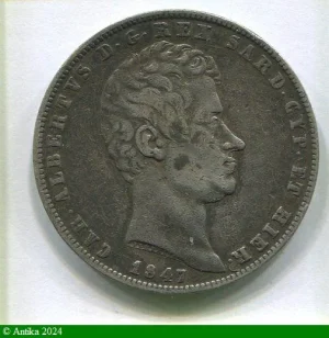 5 LIRE Argt Charles Albert GENES