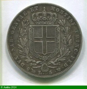 5 LIRE Argt Charles Albert GENES