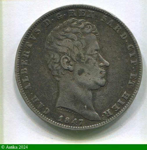 5 LIRE Argt Charles Albert GENES