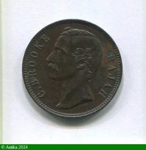 1 CENT Bronze Charles Brooke-Rajah