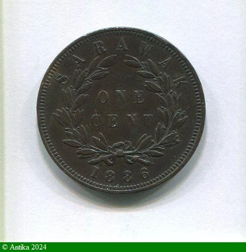 1 CENT Bronze Charles Brooke-Rajah