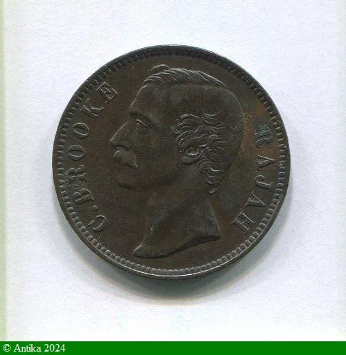 1 CENT Bronze Charles Brooke-Rajah