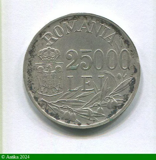 25000 LEI Argt Michel Ier