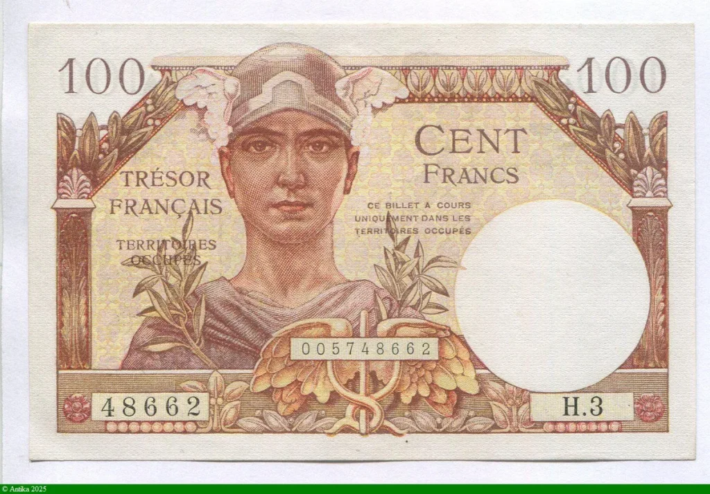 100 FRANCS "Trésor Français"