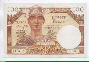 100 FRANCS "Trésor Français"