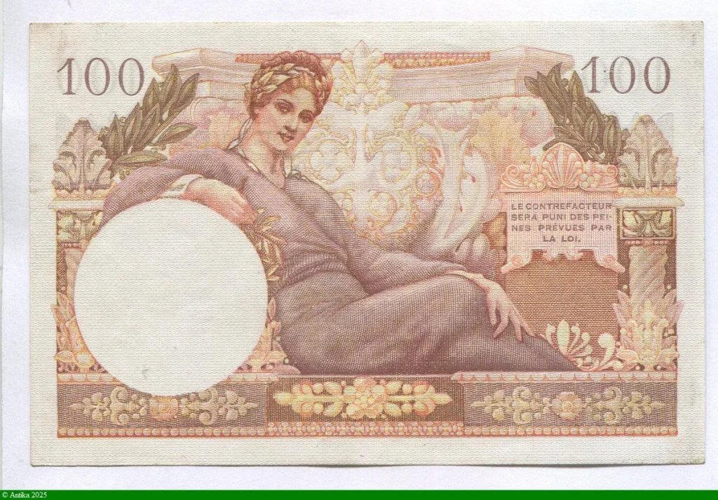 100 FRANCS "Trésor Français"