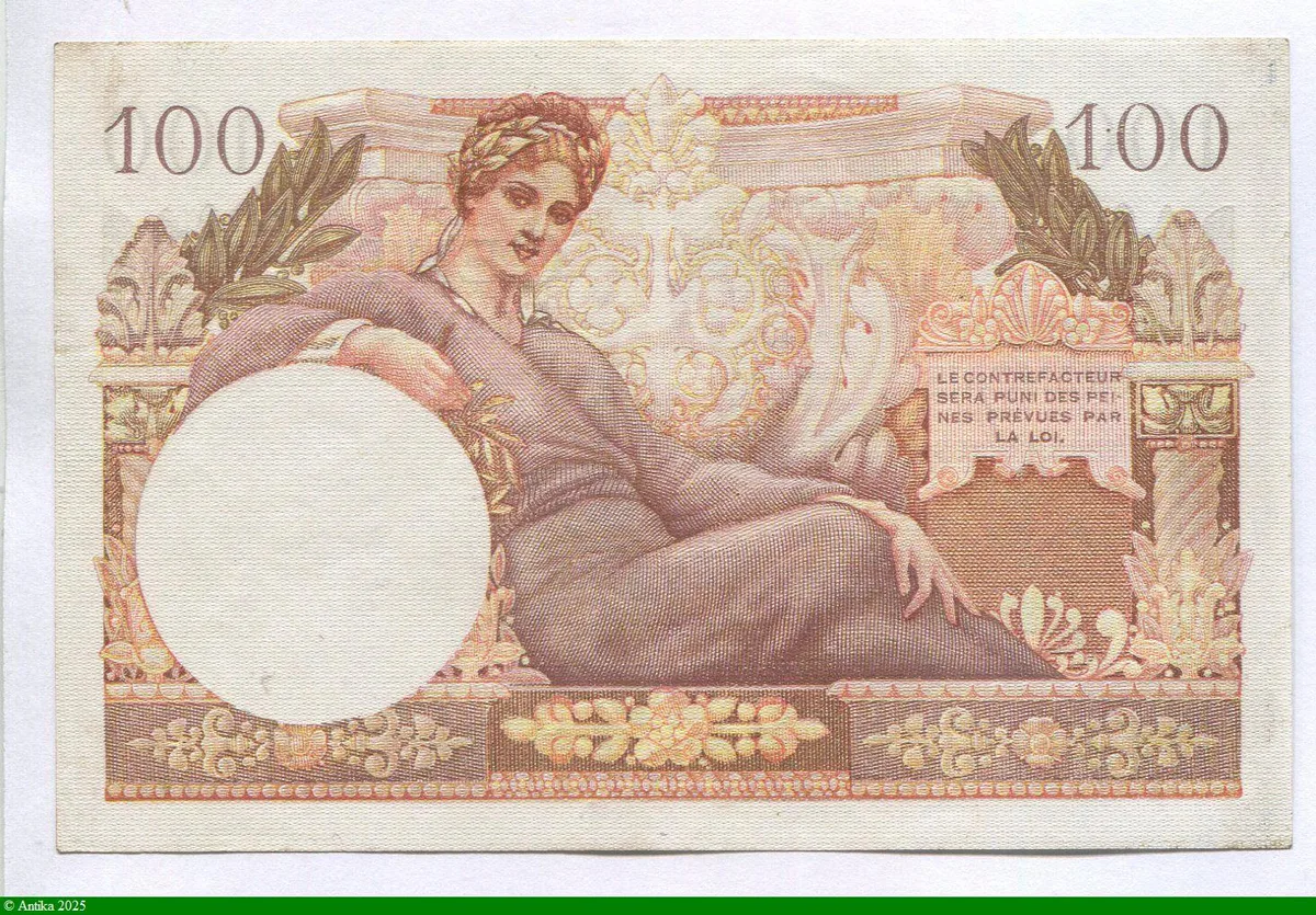 100 FRANCS "Trésor Français"