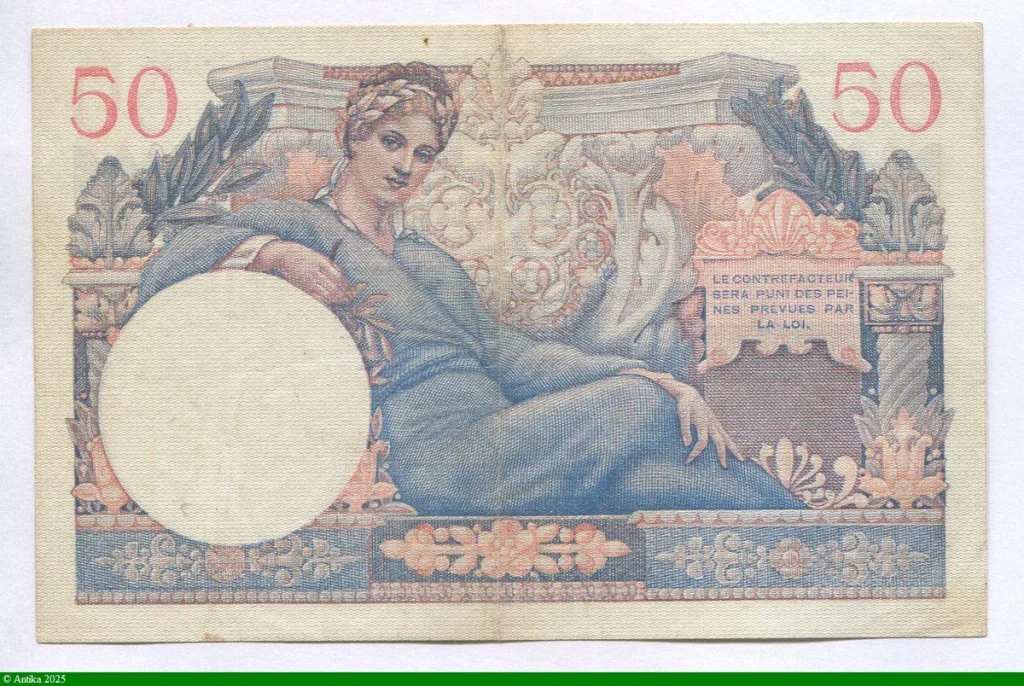 50 FRANCS "Suez" - 1956