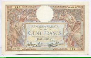 100 FRANCS LOM -Type 1906 modifié