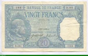 20 FRANCS BAYARD - Type1916