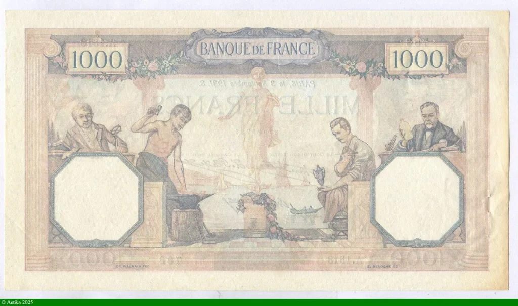 1000 FRANCS CERES & MERCURE - Type 1927