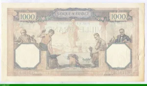 1000 FRANCS CERES & MERCURE - Type 1927
