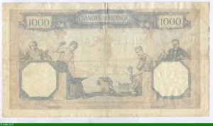 1000 FRANCS CERES & MERCURE - Type 1927