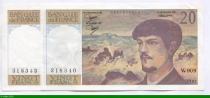 20 FRANCS DEBUSSY - Type 1980