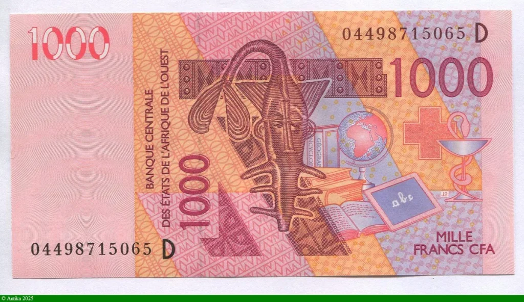 1000 FRANCS Masque & Chameau D:Mali * * *