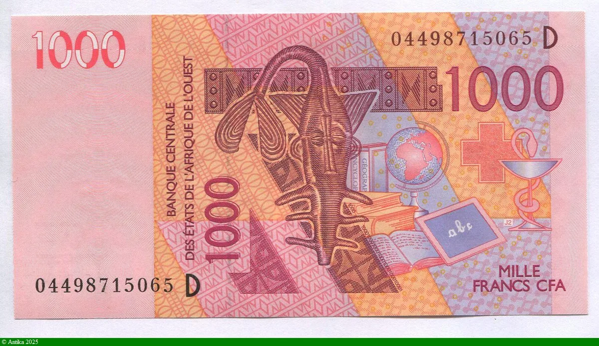 1000 FRANCS Masque & Chameau D:Mali * * *