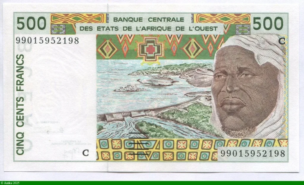 500 FRANCS Viel Homme & Troupeau de Zébus C:Burkina Faso