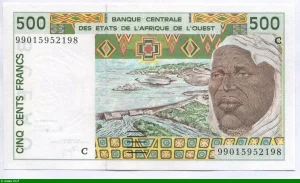 500 FRANCS Viel Homme & Troupeau de Zébus C:Burkina Faso