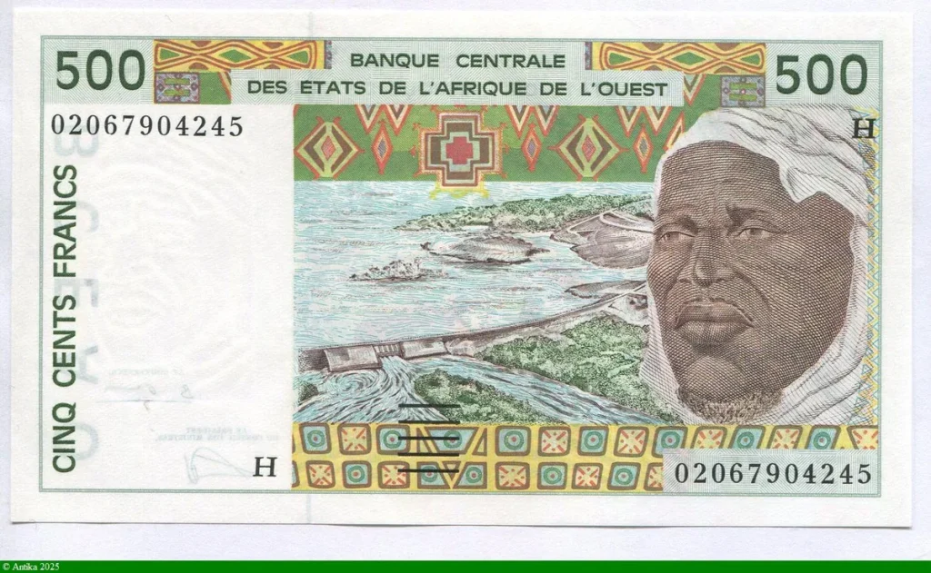 500 FRANCS Viel Homme & Troupeau de Zébus H:Niger