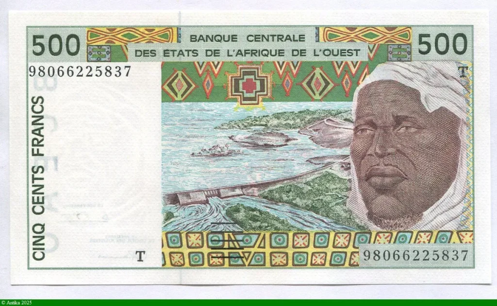 500 FRANCS Viel Homme & Troupeau de Zébus T:Togo