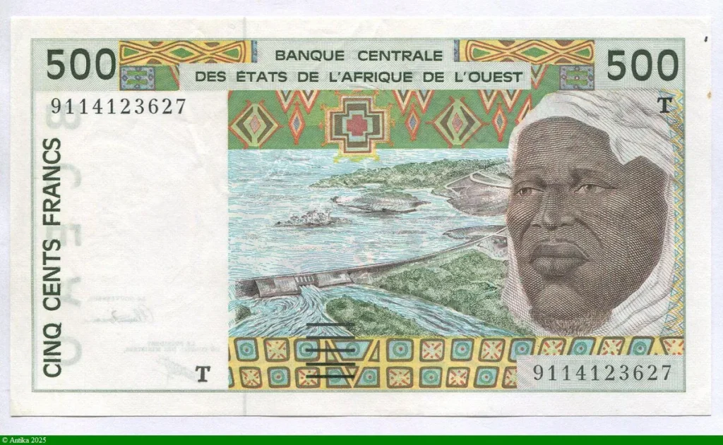 500 FRANCS Viel Homme & Troupeau de Zébus T:Togo