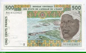 500 FRANCS Viel Homme & Troupeau de Zébus T:Togo
