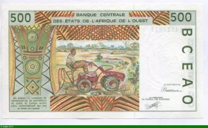 500 FRANCS Viel Homme & Troupeau de Zébus T:Togo