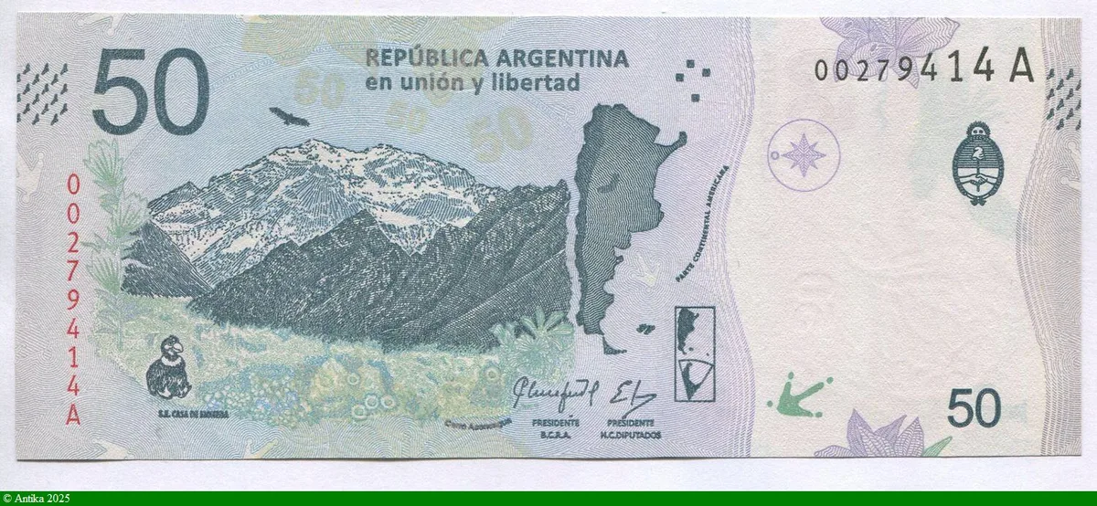 50 Pesos Condor Série A