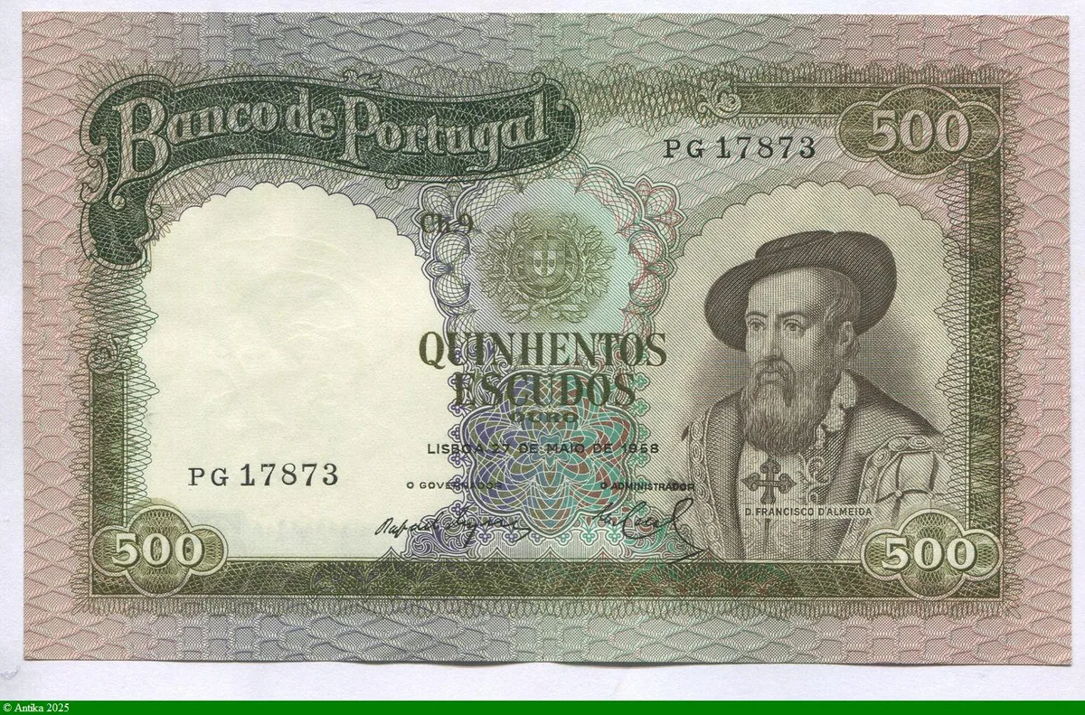 500 Escudos D.Francisco D'Almeida RARE