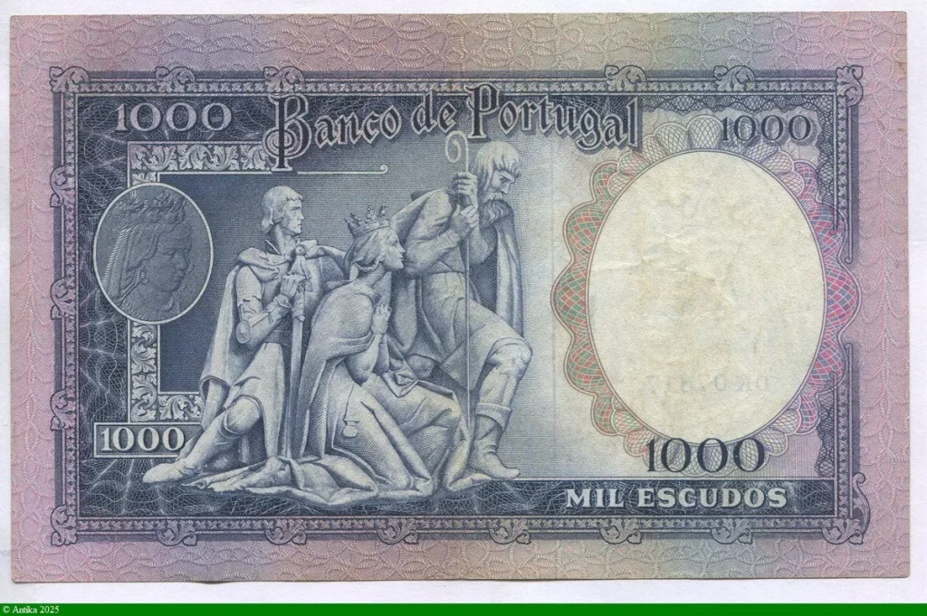 1000 Escudos Reine Filipa de Lancastre RARE