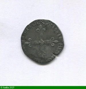 1/8 écu Croix de face