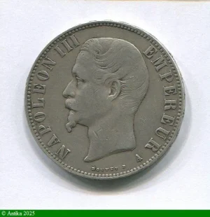 5 FRANCS NAP III T.N