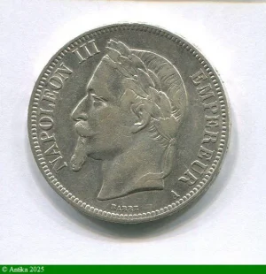 5 FRANCS NAP III T.L
