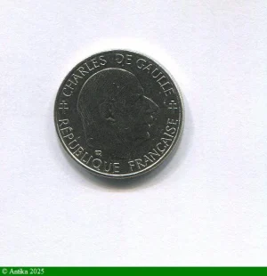 1 FRANC CHARLES DE GAULLE