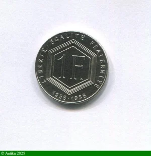 1 FRANC CHARLES DE GAULLE