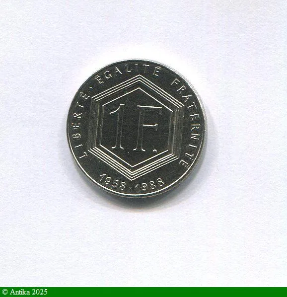 1 FRANC CHARLES DE GAULLE