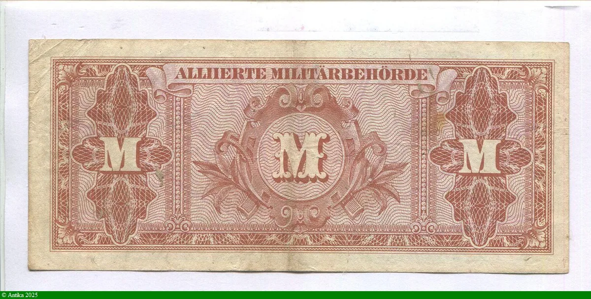 20 Mark Autorité militaire alliée Impression Américaine