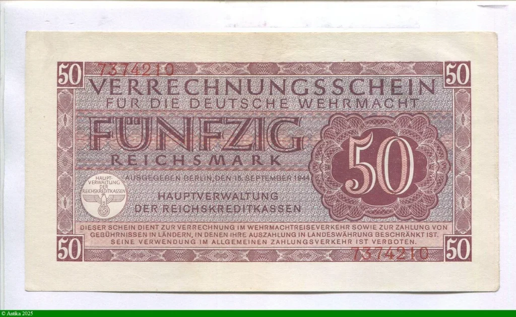 50 Reichsmark Brun