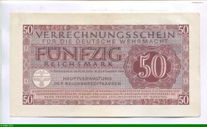 50 Reichsmark Brun