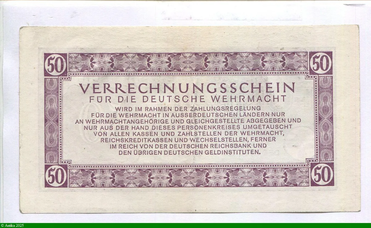 50 Reichsmark Brun