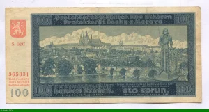100 Korun Château & Charles Bridge
