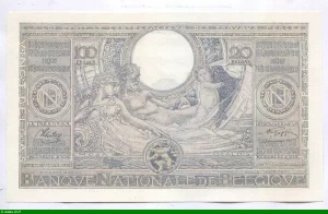 100 Francs Roi Albert & Reine Elizabeth