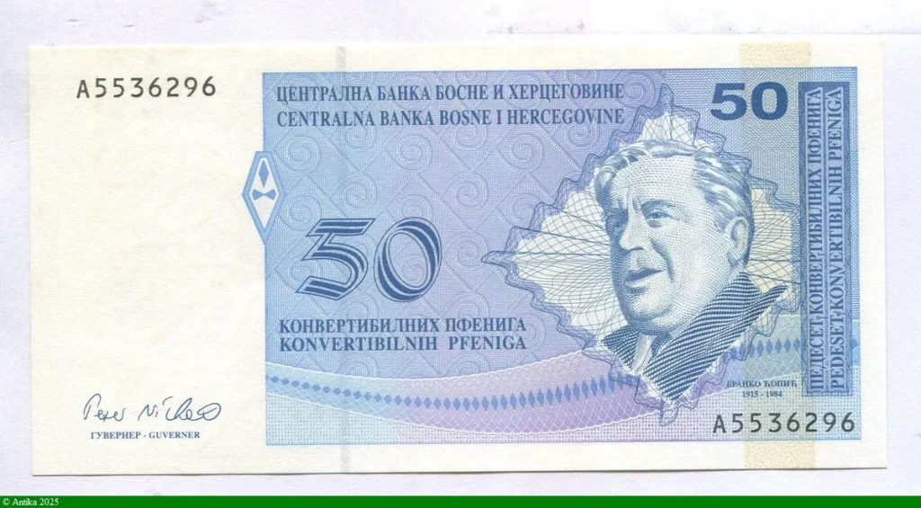 50 Pfeniga Branko Ćopić écrivain Convertible