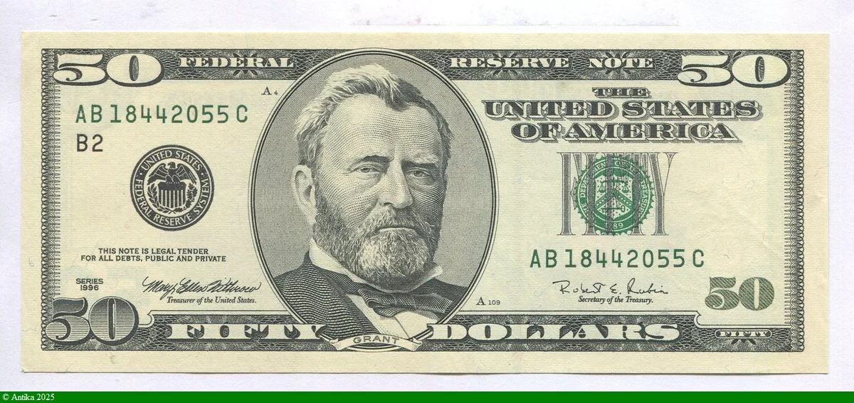 50 Dollars Grant New York