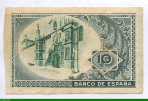 10 Pesetas Banco de Espana Bilbao