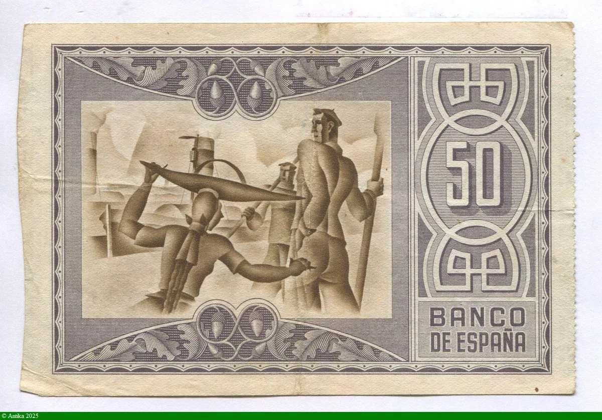 50 Pesetas Banco de Espana Bilbao