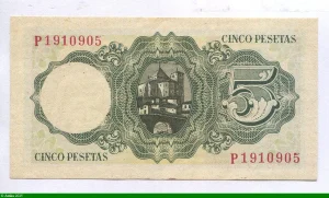 5 Pesetas Jaime Balmes