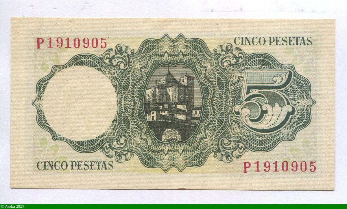 5 Pesetas Jaime Balmes