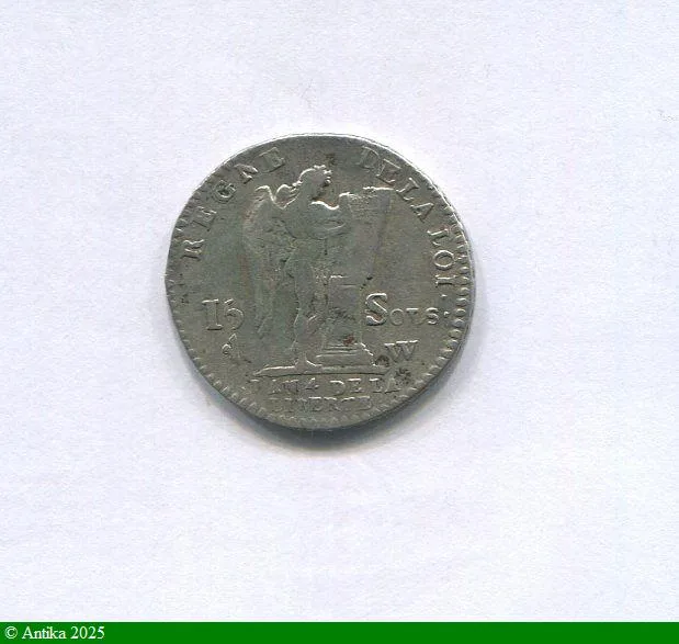 15 SOLS FRANCOIS, An 3 à 5 LOUIS XVI