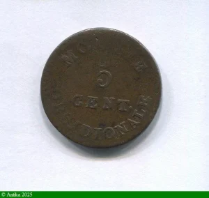 5 CENTIMES LOUIS XVIII